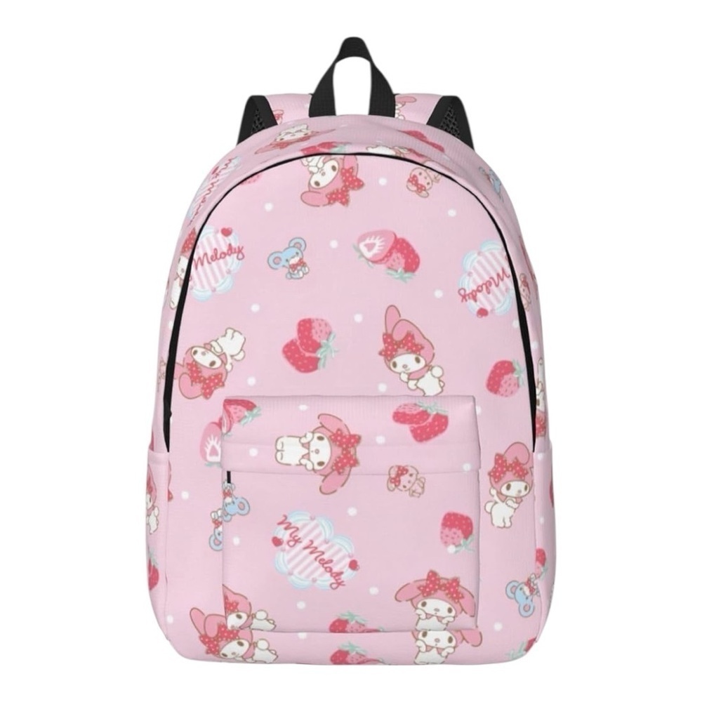 NWOT-HELLO KITTY AND FRIENDS-MY MELODY PINK STRAWBERRY BACKPACK